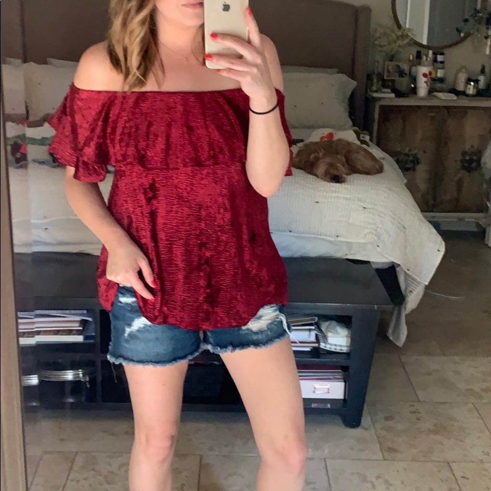 Off the shoulder top